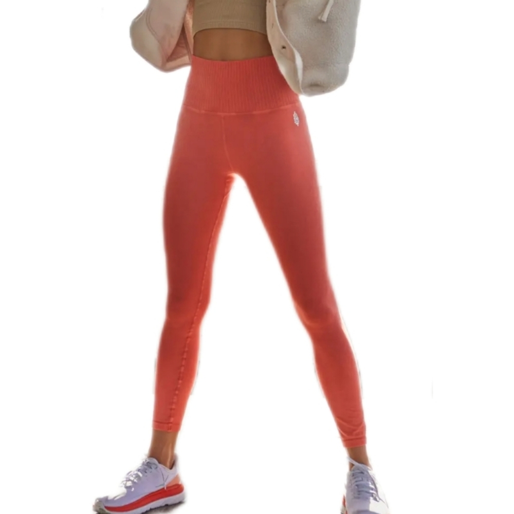 FP Movement by Free People Good Karma High Rise 7/8 Leggings Fired Up